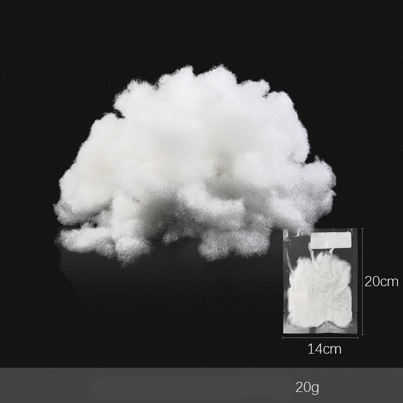 20-100g Stuffing Cotton DIY Clothing Doll Stuffed Toys Polyester Stuffing Material Handcraft Pillow Filling Elastic PP Cotton