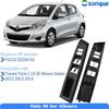 Osompar Front Driver Left Side Window Switch Panel Bezel Trim Compatible with Toyota Yaris 2012 2013 2014 2Door/4Door Replaces 74232-52550-C0