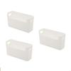 3Pcs Easy Install Hanging for Bathroom Multifunctional Storage Boxes for Renters Kitchen Accessories Holder X3UC
