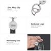 Crystal Luxury Metal Leather Car Keychain Anti-lost Key Ring Fashion Jewelry For KIA Rio 4 Ev3 ev6 Niro Stonic Sportage GT-Line gbnkr30
