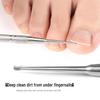Stainless Steel Nail Tool for Cleaning Grooves, Lifting, and Correcting Ingrown Nails