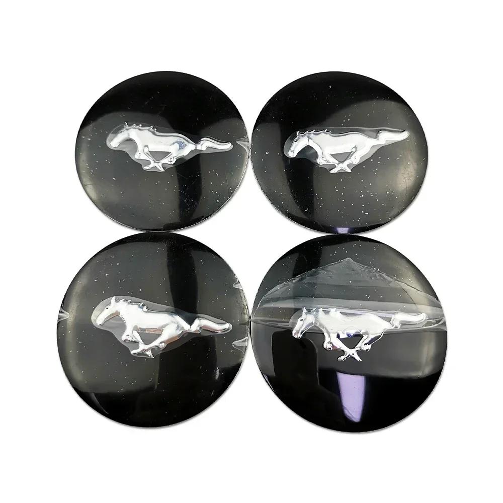 

4pcs 56mm Wheel Hub Center Cover Stickers for Ford Mustang Shelby Mondeo Focus Fiesta Kuga Fusion Explorer Edge Badge Decoration