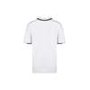 Emporio Armani SS21 Color Block Striped Casual Short Sleeve Polo Shirt Men tops White 3K1FA4-1JPTZ-0176