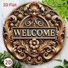 Vintage Metal Tin Sign Warm Home Pub Garden Decor