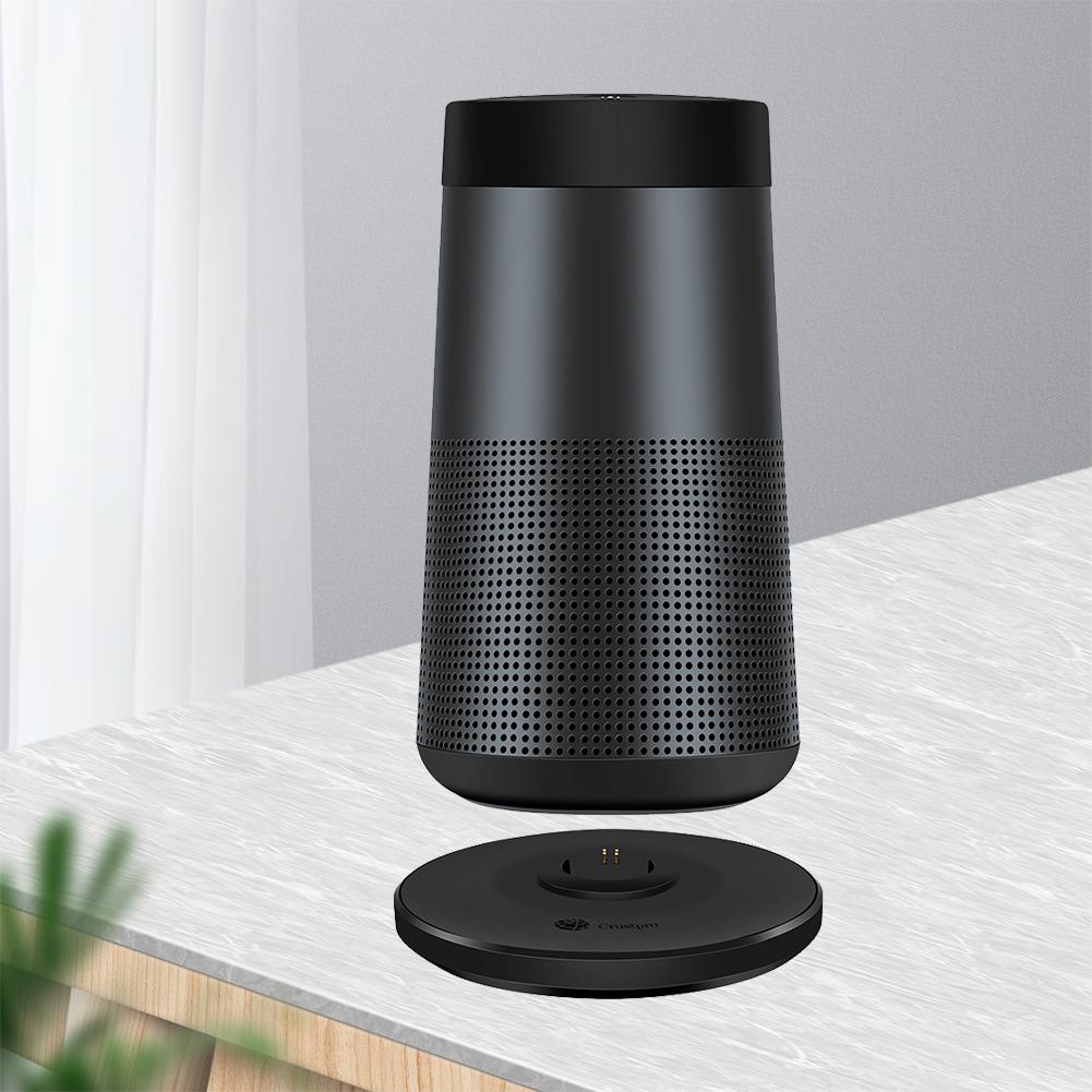 Speaker Charging Base Desktop Charger Base DC 5V 1.5A Micro-B USB Port Over-Current Protection for Bose Soundlink Revolve+