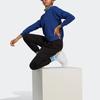 (WMNS) adidas Gerippter Kragen Sweatshirts 'Blau' Damen IC5238