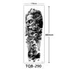 Full Arm Tattoo Sticker, Full Arm Big Picture Tattoo Sticker, Flower Arm Tattoo Sticker Tattoo
