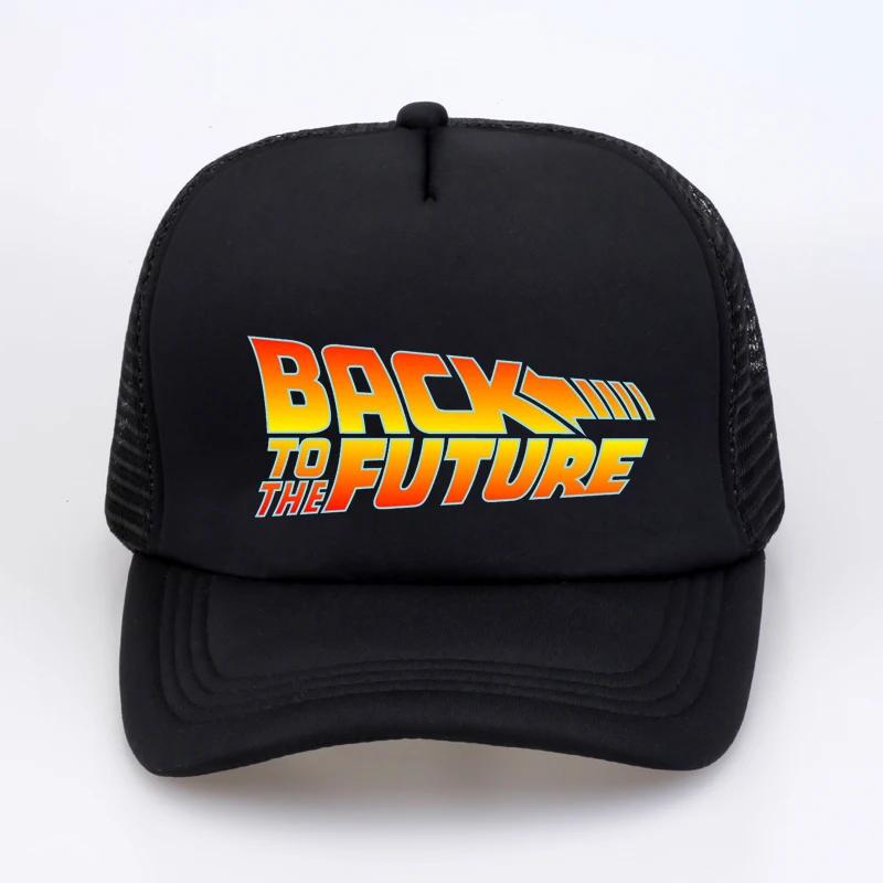 Back To The Future baseball cap Summer Cool Mesh Breathable trucker caps Unisex adjustable snapback hats bone