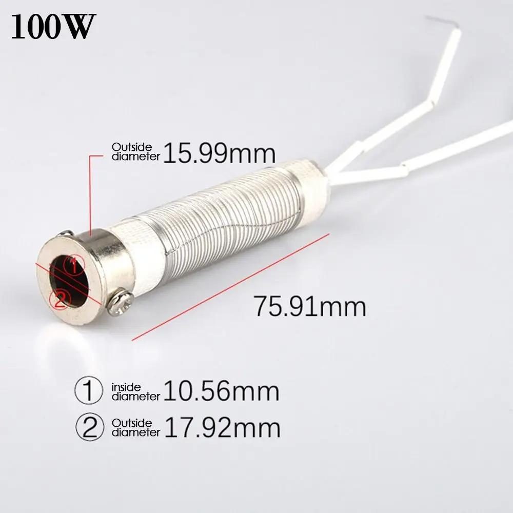 220V 75W100W150W200W300W500W Soldering Iron Core Heating Element Replacement Welding Tool Mica Externally Heating Core