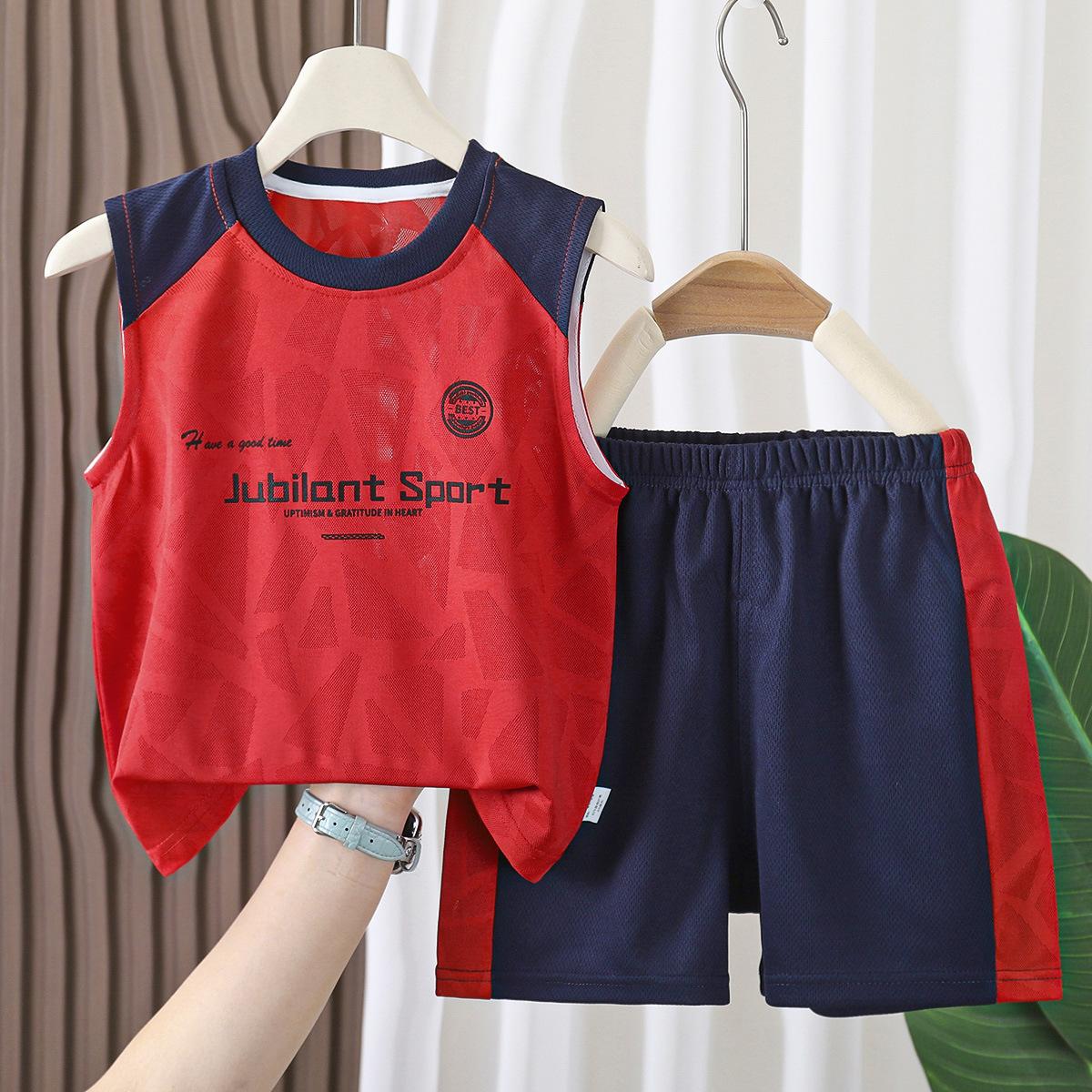 

Children s Quick-drying Sports Outfit - Summer Boys Turtleneck And Shorts Set, Girls Breathable Training Two-piece Set 100cm