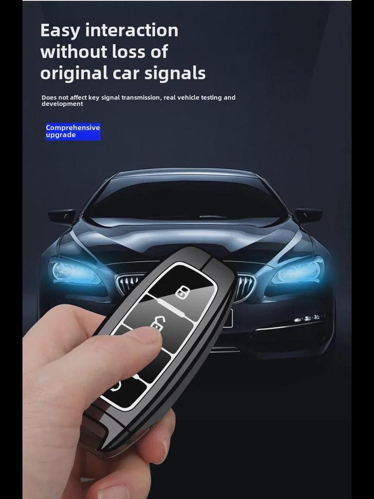 Denza N7 Schlüsselabdeckung: Passend für 24 Modelle, kompatibel mit N8-, D9-, D9dmiev-, Z9- und Z9GT-Autos; Herren Autotasche & Schnallenschale