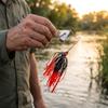 Composite Spinnerbait with Rotating and for Fishing