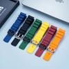 22mm 24mm New Breathable Silicone Sports watchBand For Any Watch Rubber Wrist Strap Soft Waterproof Men's Accessories for Seiko