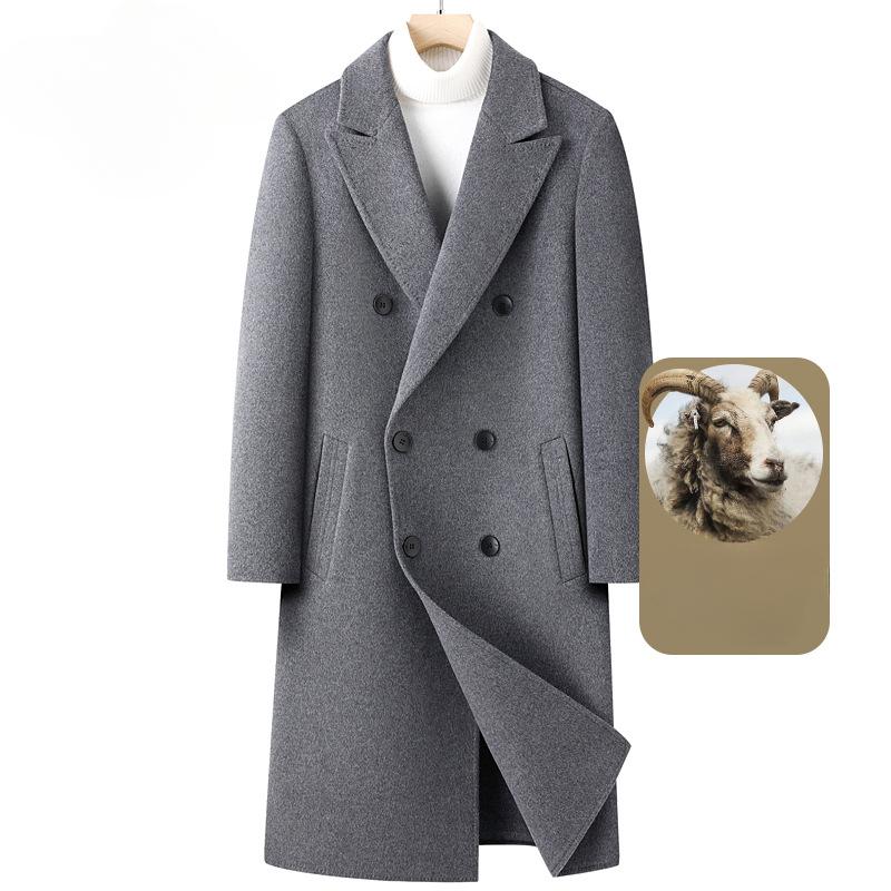 Мужское шерстяное пальто — фото 4