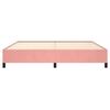 Vidaxl Bed Frame, Pink, 200X200 Cm, Upholstered In Velvet