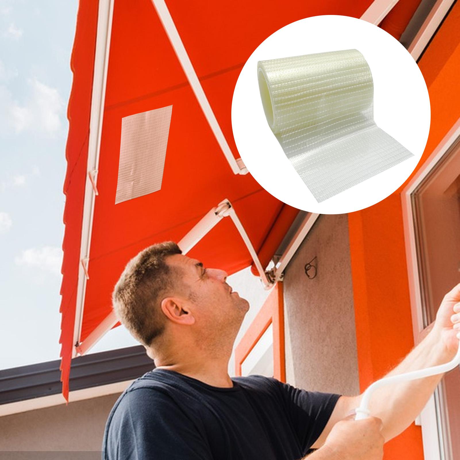 Ремонтная лента для брезента, прочная ремонтная лента для тента, заплатка для навеса, атмосферостойкая заплатка для чехла лодки, для крыши, зонта, паруса, кожи China Mainland