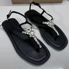 Diamond Flip Flops Women Summer Casual Fashion Slippers Female Slide Crystal Flat Sandals Ladies Beach Shoes