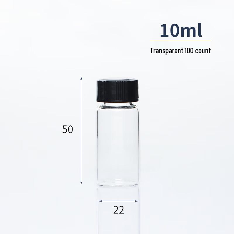 VANSFUL Glass Screw-Top Sample Bottles