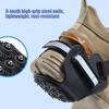 Ice Grips for Shoes Anti-Skid Snow Ice Thermo Plastic Elastomer Climbing Shoes Spikes Grips Cleats Over Shoes Covers Crampons