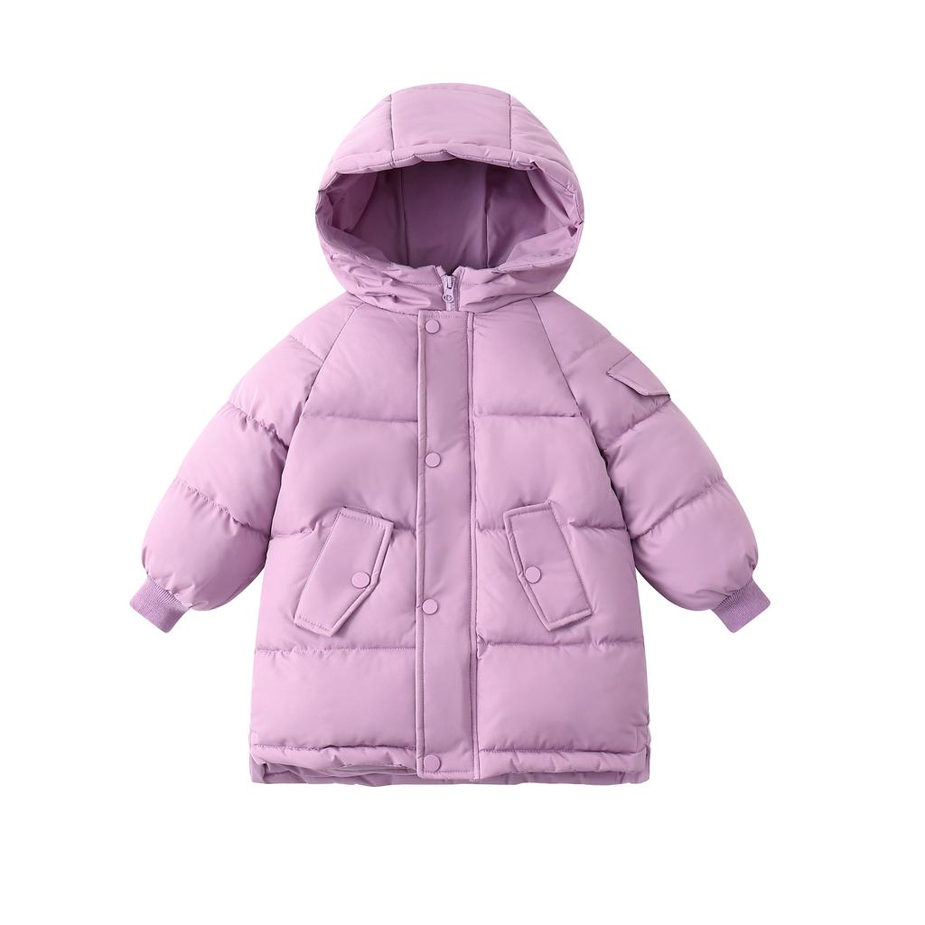 Children's Casual Down Cotton Thick Cotton-padded Jacket for Boys and Girls Autumn and Winter