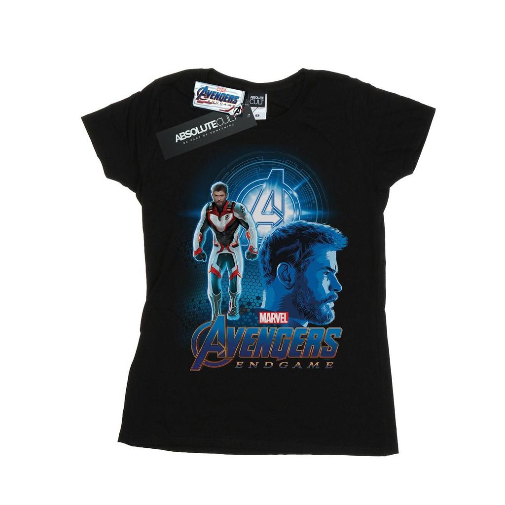 Marvel Womens/Ladies Avengers Endgame Thor Team Suit Cotton T-Shirt
