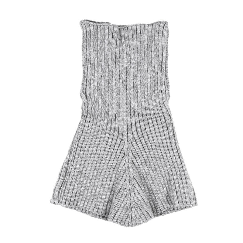 

Вязаные шарфы-манишки с высоким воротником для женщин, съемный шарф-водолазка, мягкая теплая манишка для шеи, накидка на плечи One Size