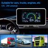 3 in 1 Car LCD Meter Digital Oil Pressure Voltage Gauge Water Temperature Gauge With temp press sensor for Car Truck SUV 12V/24V
