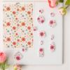Ton Aquarell Transferpapier DIY Drucken Blume Blatt Papier Keramik Schmuck Ohrringe Keramik Druckwerkzeug Handgefertigt