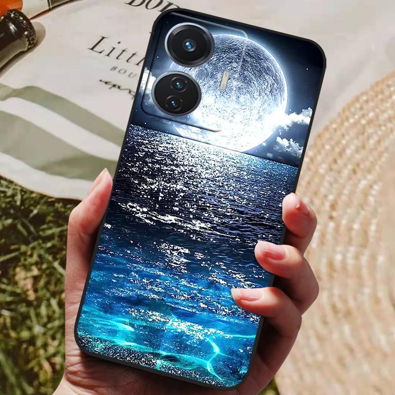 Etui dla vivo T1 4G VivoT1 V2153 Miękkie Silikonowe Etui na Tył z TPU dla vivo T1 44W Etui na Telefon Snapdragon 680 Ochronne Modne Coque