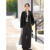 Giacca Corta Primaverile da Donna XWI in Ecopelle PU con Collo Alto