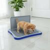 Splash-Proof Puppy Training Potty Non-slip Dog Potty Tray Portable Dog Litter Box  Pet Training