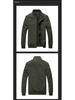 Giacca Militare in Pile di Cotone da Uomo Primavera/Autunno 2026, Capo d'Abbigliamento da Lavoro Taglie Forti, Moda Uomo