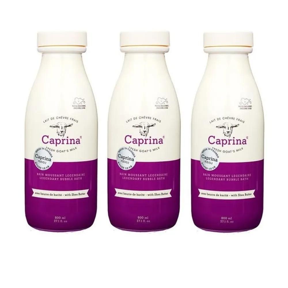 

Caprina Goat Milk Bubble Bath (Shea Butter Scent) 800ml X 3 Kowa Shop 2508