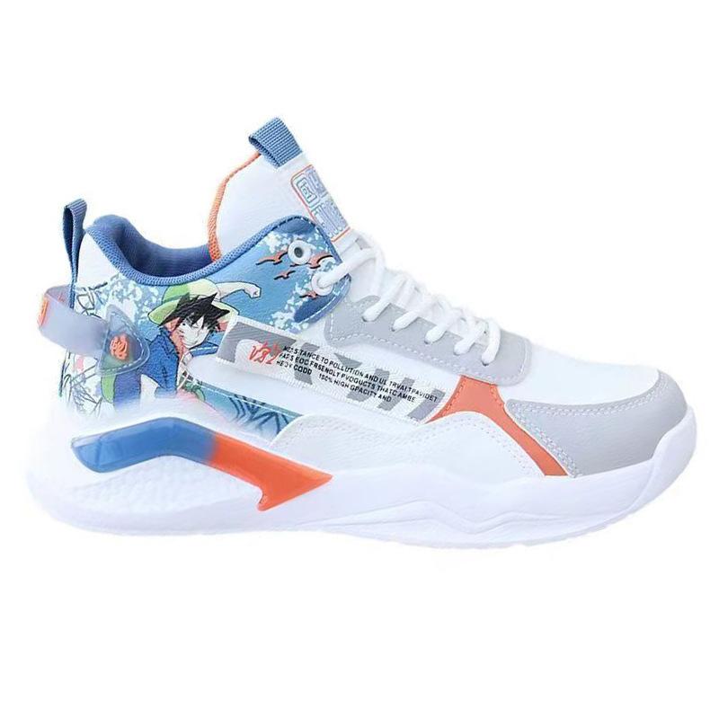 

Мужские баскетбольные кроссовки, легкие дышащие спортивные кроссовки с высоким верхом, модные повседневные тренировочные кроссовки 44 белый