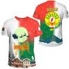 New Madagascar Flag Graphic 3D Print T-shirts Madagascar National Emblem Men’s Sports Tops  National Day Gifts Personalized Tee