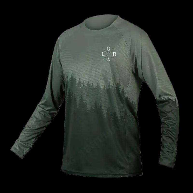 Lishixia Unisex Long Sleeve Breathable Cycling Jersey