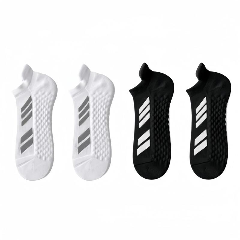 Sports Socks, Men's Short Socks, Summer Style, Outdoor Running and Basketball, Anti-odor and Sweat-absorbing Short Tubes, Boat Socks, Towel Socks