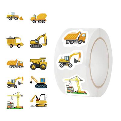 500 Stück/Rolle Engineering Cartoon Graffiti Aufkleber DIY Gitarre Laptop Notizbuch Koffer Tasse Wasserdichter Aufkleber Kinderspielzeug Geschenke