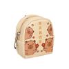 Small Capybara Coin Purse Pu Earphone Storage Bag Lovely Cartoon Leather Wallet  Student