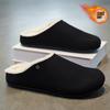 Cotton slippers winter new thick-soled non-slip wear-resistant piled warm cotton shoes half slippers