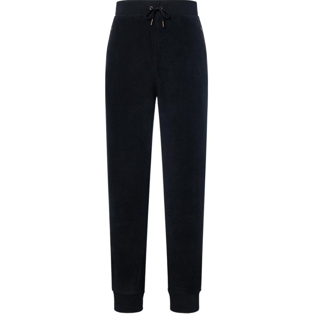 Polo Ralph Lauren SS22 Solid Color Drawstring Tapered Casual Sports Pants Unisex Pants Black 710857279001