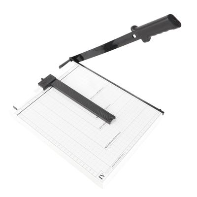 Manuell Pappersskärare Ståltrimmer Skrivbord A4 Foton Pappersskärmaskin för Skola Kontor Fabrik