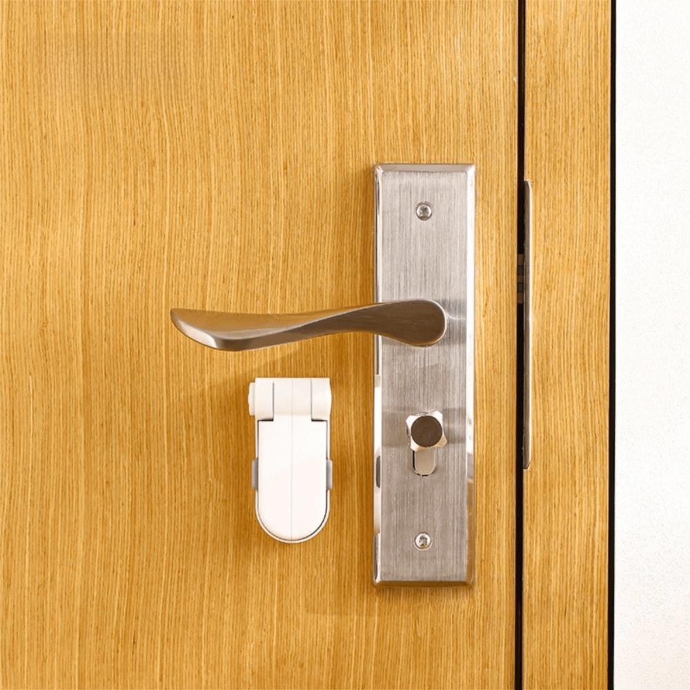 Serratura per Porta a Prova di Bambino Facile da Installare Senza Adesivi Serratura di Sicurezza per Maniglia di Porta Sicurezza Domestica