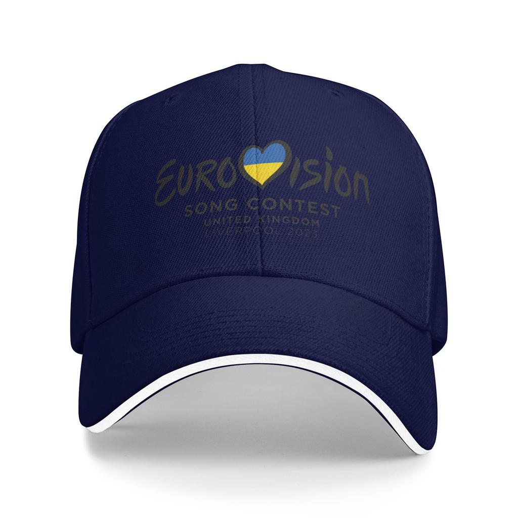 Eurovision Song Contest 2023 Logo Baseball Cap  Outdoor Sport Sunscreen Trucker Hat Female Male y2k Cute Snapback Cap