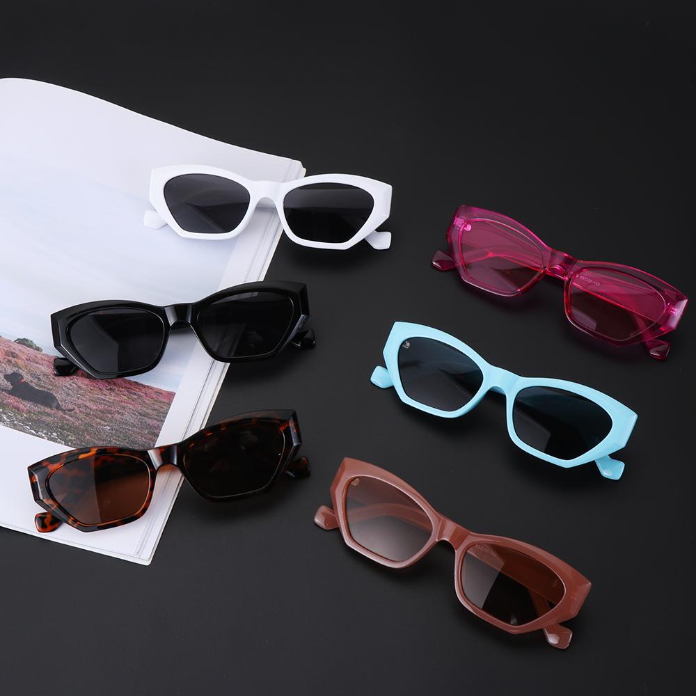 1pc Fashion Designer Rectangle Sunglasses Man/Women Luxury Cat Eye Sun Glasses Classic Vintage UV400 Outdoor Protection