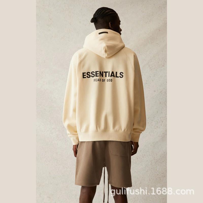 FOG ESSENTIALS Pánská mikina volného střihu Streetwear Pulovr Mikina