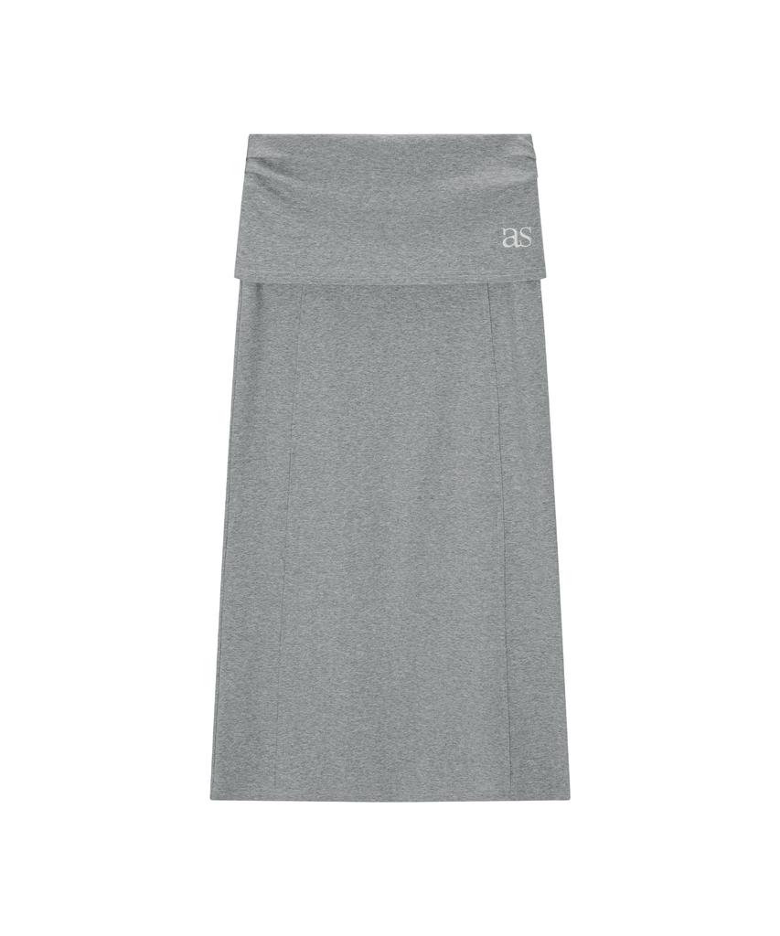 Aejeuon Dewy Long Skirt / Gray