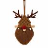 Santa Claus Christmas Tree Tapestry Bohemian Style Cotton Rope Tapestry  Living Room