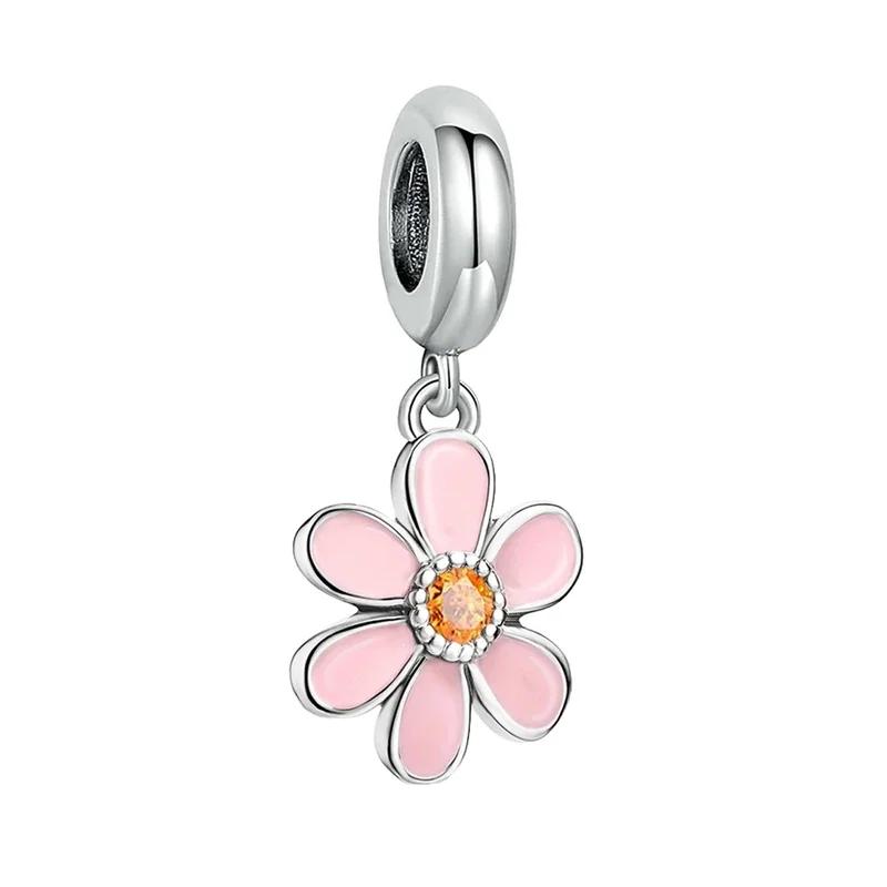 Copper Owl Fatima'S Hand Guardian Bird Sunflower Charms Beads Fit Original Pan Bracelets Bangles Fine Jewelry Gift