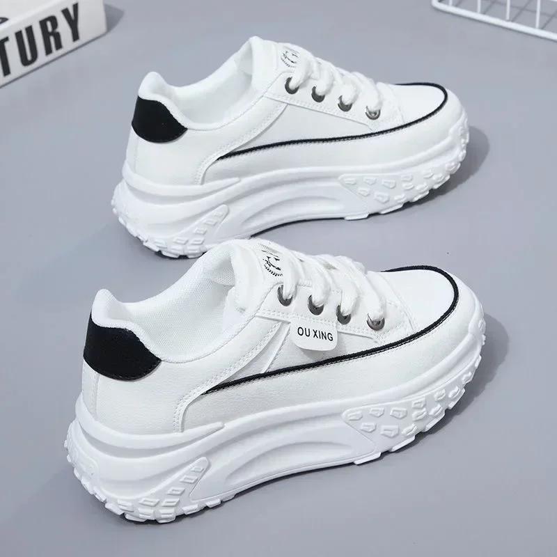 Fashion Retro Women Shoes Spring Platform Shoes Casual Sneakers Versatile Fashion Designer Shoes High Quality  Women Sneakers